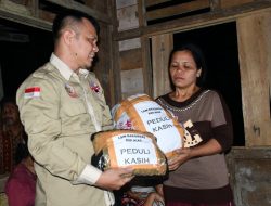 LSM BAKORNAS Peduli Korban Kebakaran di Desa Nikootano Dao, Warga Ucapkan Terimakasih