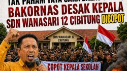 BAKORNAS Menyatakan Kepala SDN Wanasari 12 Kec. Cibitung, Kab. Bekasi Tidak Memahami Cara Membalas Surat atau Asal-asalan.