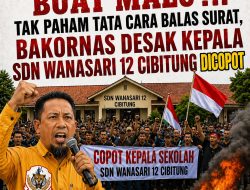BAKORNAS Menyatakan Kepala SDN Wanasari 12 Kec. Cibitung, Kab. Bekasi Tidak Memahami Cara Membalas Surat atau Asal-asalan.